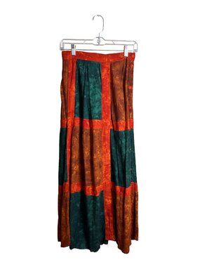 Nativewear Designs Boho Patchwork Maxi Skirt XS Vintage
